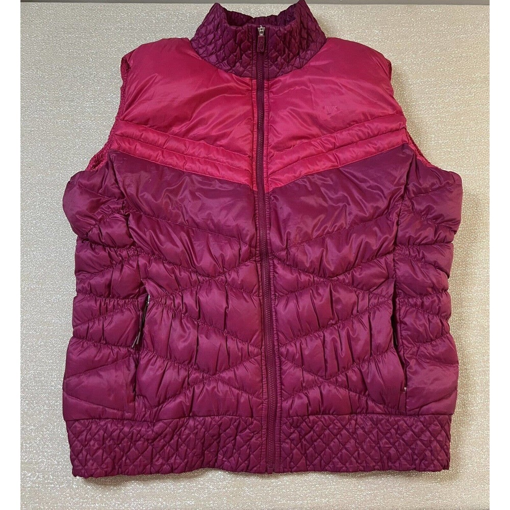 Nike Vest Women’s Size XL Cascade Down Quilted Puffer Vest Pink